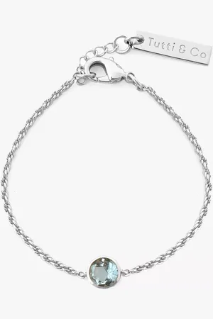 Tutti & Co Birthstone Bracelet, Silver