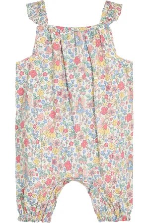 JoJo Maman Bébé Baby Fairy Floral Smocked Romper