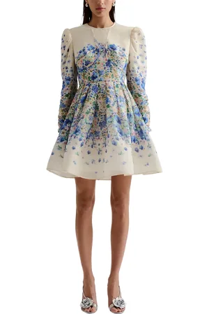 By Malina Leoni Floral Linen Rich Mini Dress