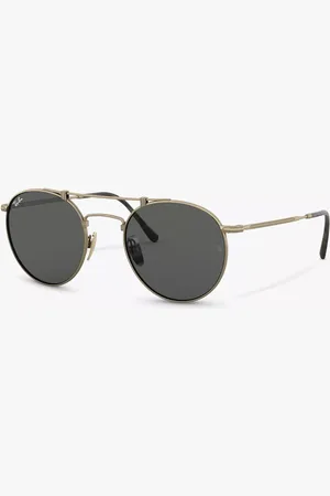 Ray-Ban RB8147 Unisex Round Double Bridge Sunglasses