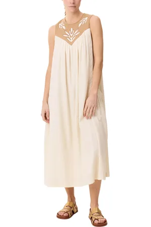 Leon & Harper Robeen Embroidered Patch Dress