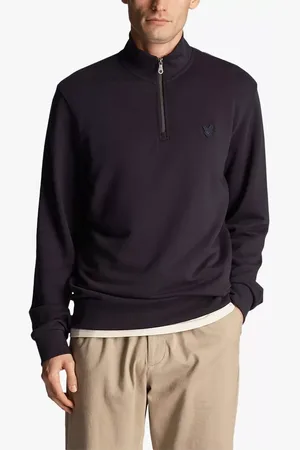 Lyle & Scott Tonal Eagle Quarter Zip Jumper