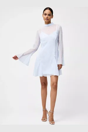 French Connection Elizabeth Pearl Embellished Mini Dress