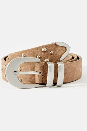 mint&berry Studded Suede Belt