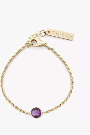 Tutti & Co Birthstone Bracelet, Gold