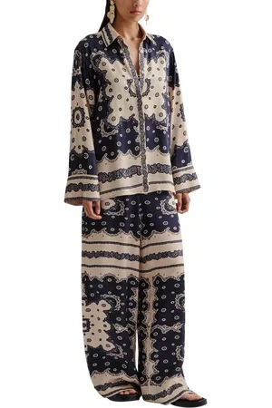 By Malina Meya Bandana Print Shirt