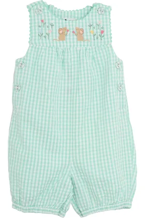 JoJo Maman Bébé Baby Mouse Applique Dungarees