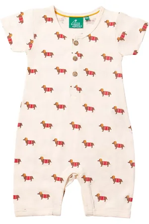 Little Green Radicals Baby Dogs Summer Romper
