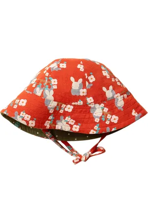 Little Green Radicals Baby Little Rabbit Reversible Pure Organic Cotton Sunhat