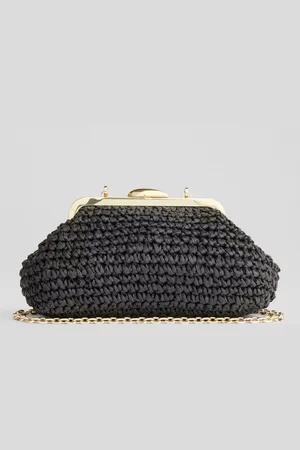 L.K. Bennett Alexa Paper Frame Clutch Bag