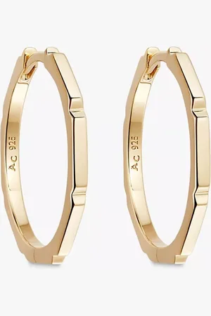 ASTLEY CLARKE Ridged Hoop Earrings