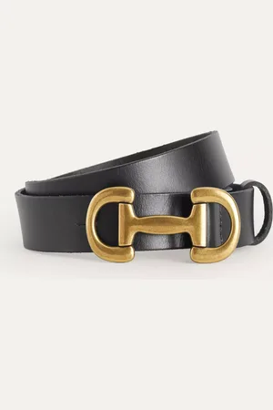 Boden Iris Snaffle Trim Leather Belt