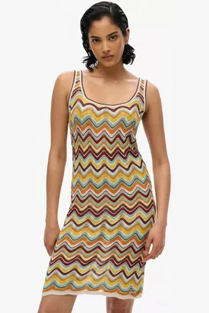 Superdry Zig Zag Knit Mini Dress