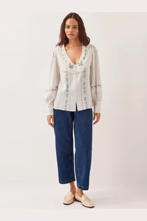 Monsoon Matilda Floral Dobby Blouse