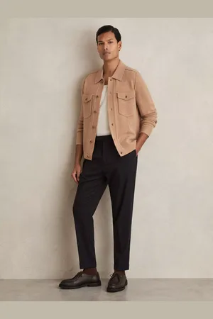 Reiss Ring Straight Fit Pin-Stripe Trousers