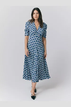 Ghost Madi Spot Midi Dress