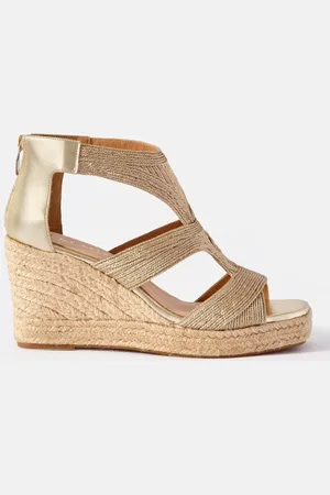 mint&berry Kaia Rope Wedge Heel Sandals