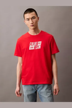 Calvin Klein Jeans Cotton Regular Fit Short Sleeve Sport Logo T-Shirt
