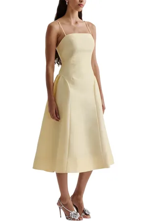 By Malina Calista Hip Detail Midi Dress