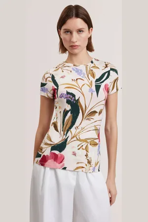 Ted Baker Floral Fitted T-Shirt