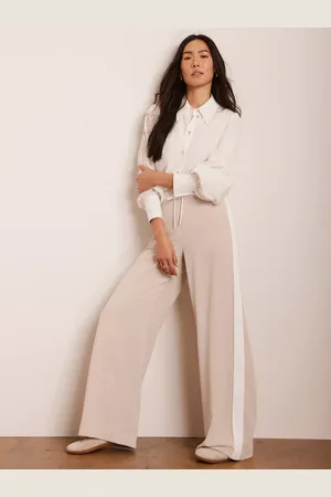 mint&berry High Rise Side Stripe Trousers