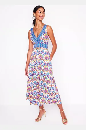 Boden Olympia Jersey A-Line Maxi Dress