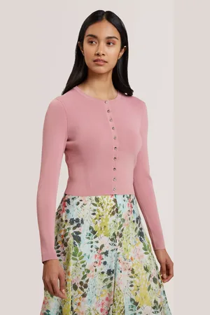 Ted Baker Emoriyy Cropped Knit Cardigan