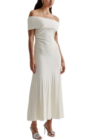 By Malina Althena Off Shoulder Knit Dress