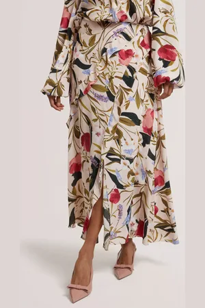 Ted Baker Candici Floral Frill Detail Skirt