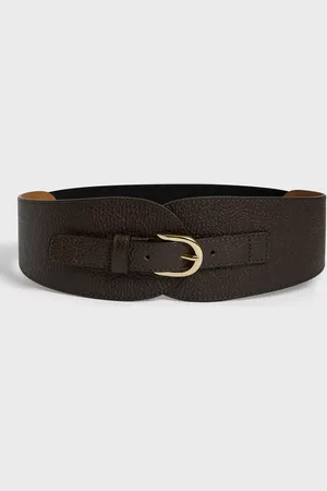 Gerard Darel Olympe Leather Wide Belt
