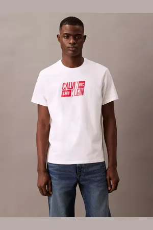 Calvin Klein Jeans Cotton Regular Fit Short Sleeve Sport Logo T-Shirt