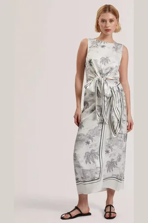 Ted Baker Melva Knot Detail Wrap Midi Skirt