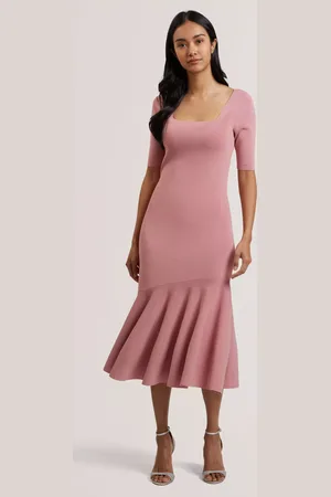 Ted Baker Miyhaa Knitted Flippy Skirt Sleeveless Midi Dress