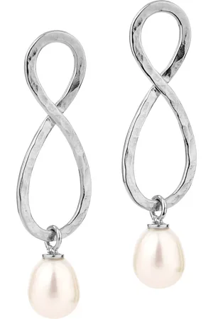 Claudia Bradby Reykjavik Hammered Infinity Loop Earrings