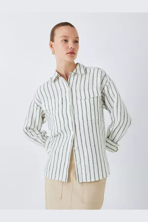 John Lewis Pure Linen Stripe Shirt