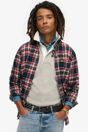 Superdry Branded Buckle Goods Leather Belt