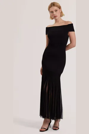 Ted Baker Suannaa Dropped Waist Knit Bodice Woven Skirt Dress