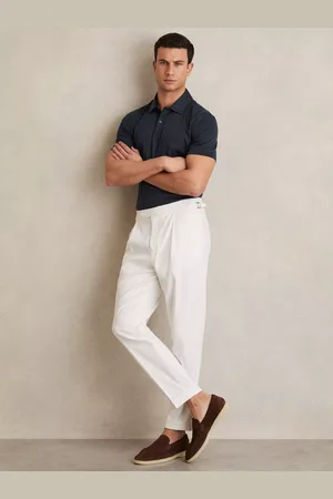 Reiss Earl Cotton Regular Fit Short Sleeve Polo Shirt
