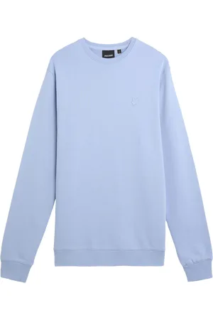 Lyle & Scott Superfine Crew Neck Sweatshirt, Celadon Tint