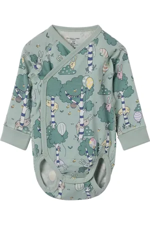 Polarn O. Pyret Baby Forest Wrap Bodysuit