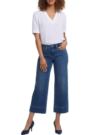 NYDJ Teresa Wide Leg Ankle Jeans