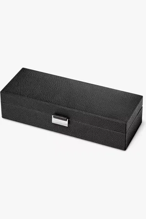 ASPINAL OF LONDON Reporter Five Piece Leather Watch Box
