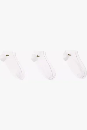 Lacoste No Show Trainer Socks, Pack of 3