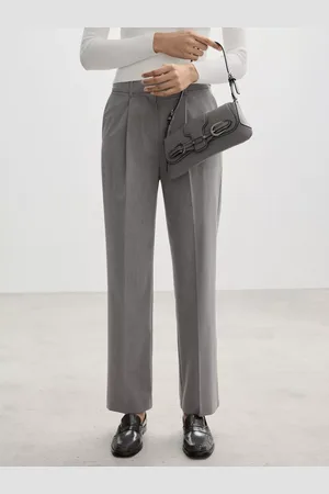 MANGO Roro Straight Leg Trousers