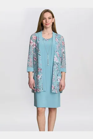 Gina Bacconi Callie Dress & Floral Jacket Set