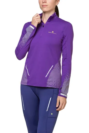 RonHill Long Sleeve Half Zip Thermal Base Layer Running Top