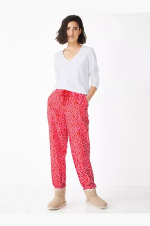 Hush Puppies Liv Cotton Flannel Leopard Print Pyjama Bottoms