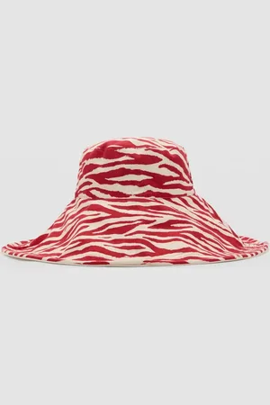 MANGO Danio Zebra Print Reversible Bucket Hat