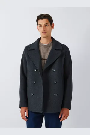John Lewis Wool Blend Peacoat