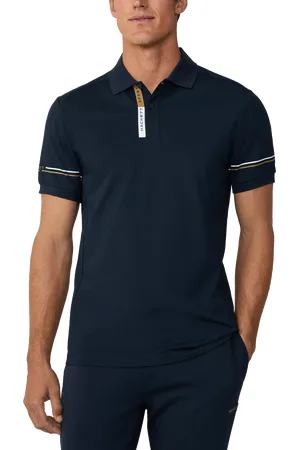 Hackett Sport Zip-Up Polo Shirt